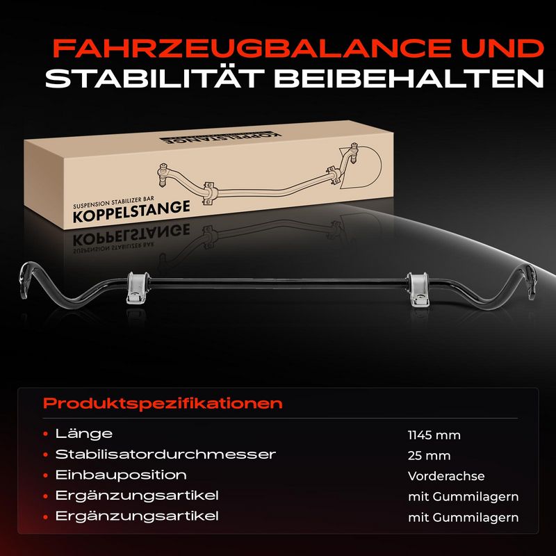 Frankberg 5481FB0025751 Stabiliser Bar, suspension