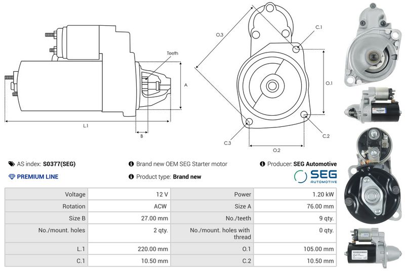 AS-PL S0377(SEG) Starter