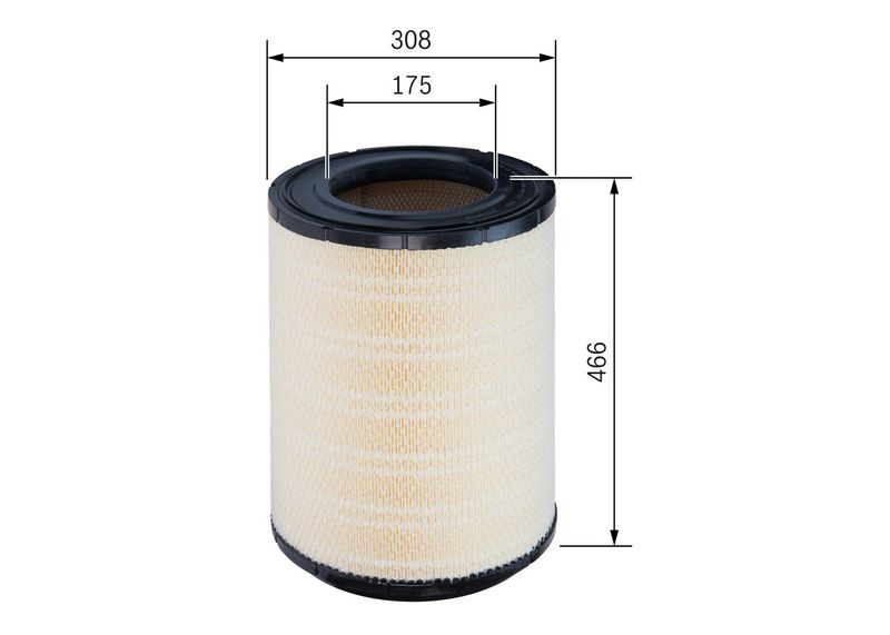 BOSCH F 026 400 637 Air Filter