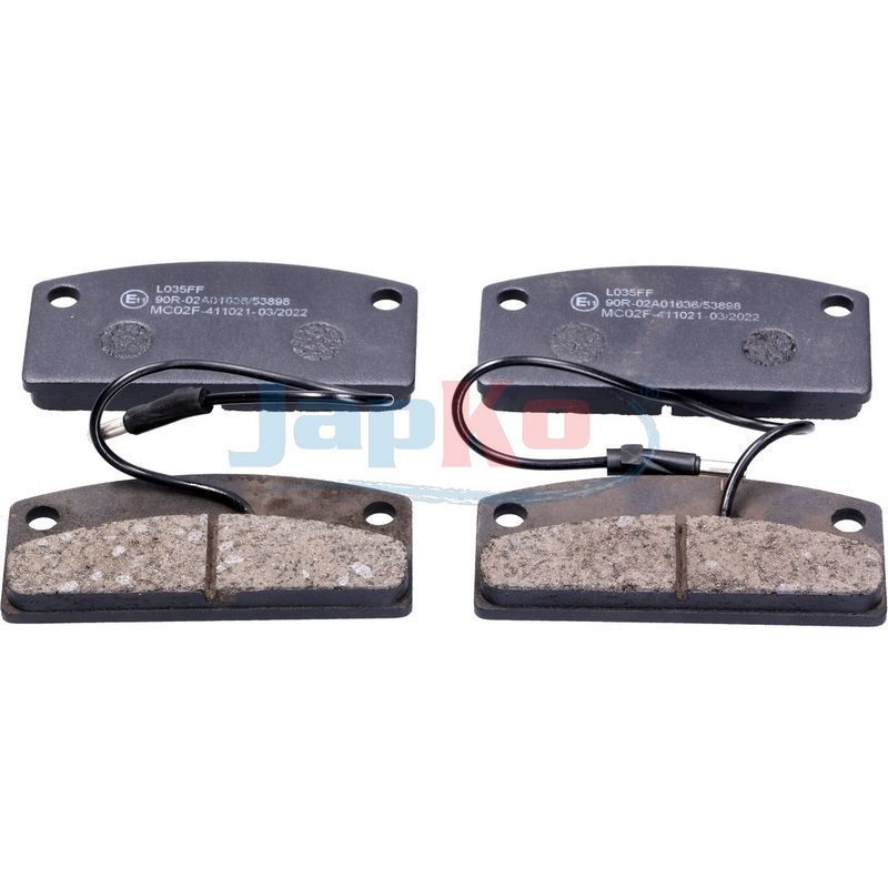 JAPKO 50MC02 - Brake Pad Set, disc brake