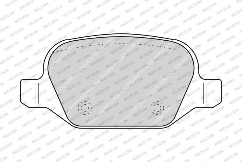 FERODO Plaquettes de frein à disque FDB1349