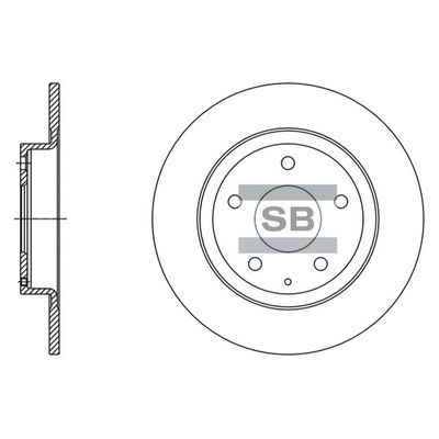 Гальмівний диск, Hi-Q SD4423