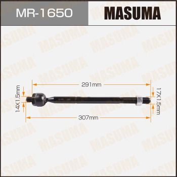 Осьовий шарнір, поперечна кермова тяга, Masuma MR-1650