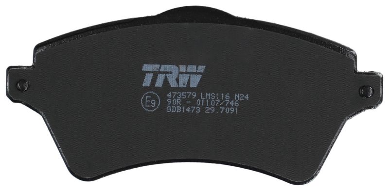 TRW GDB1473 Brake Pad Set, disc brake
