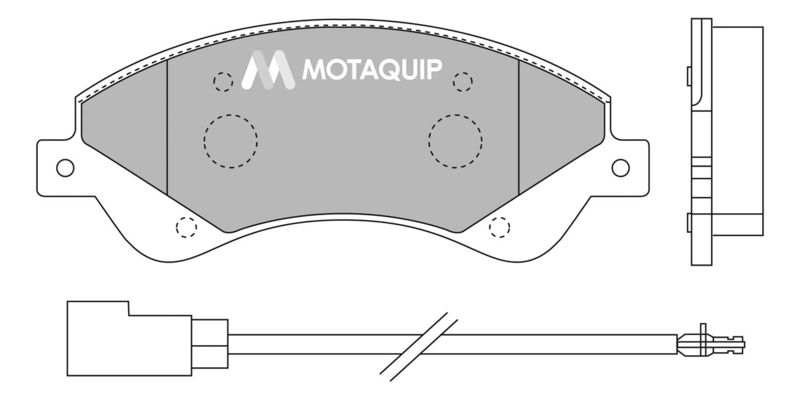 MOTAQUIP fékbetétkészlet, tárcsafék LVXL1302