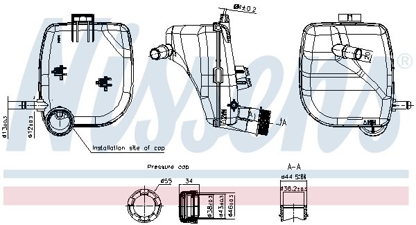 Ekspansionsbeholder, kølemiddel ** FIRST FIT **