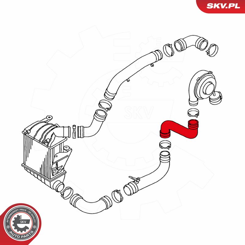 ESEN SKV 24SKV648 Charge Air Hose