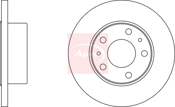 APEC Brake Disc DSK833