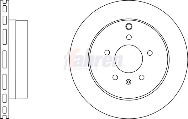 Fahren Brake Disc FBD6587