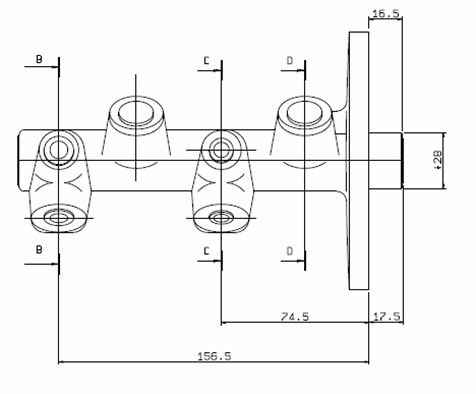 MOTAQUIP főfékhenger VMC165