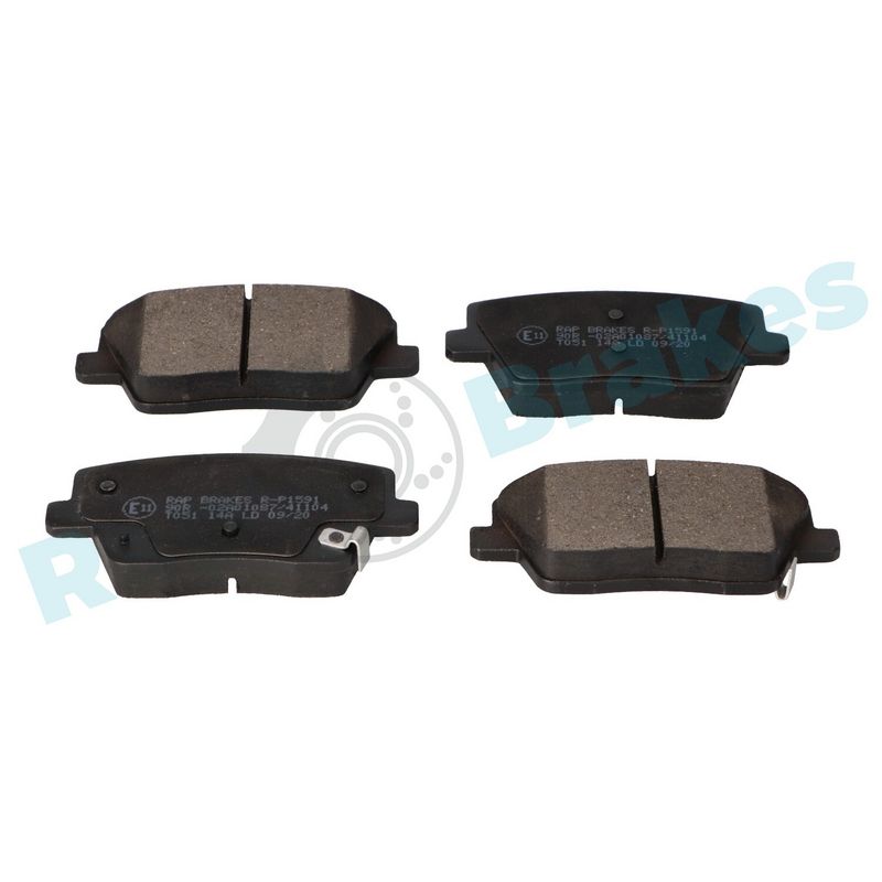 RAP BRAKES R-P1591 Brake Pad Set, disc brake