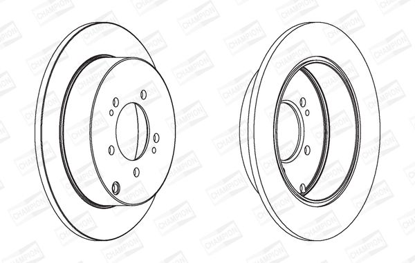 Гальмівний диск, Champion 562527
