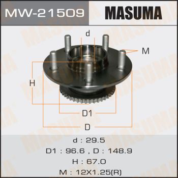 Комплект колісних підшипників, Masuma MW-21509