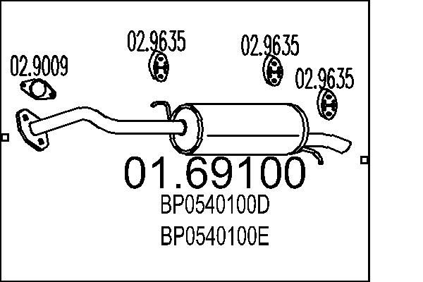 Глушник, Mts 01.69100