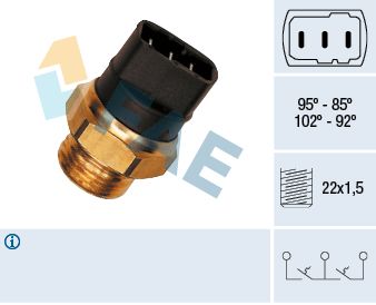 FAE hőkapcsoló, hűtőventilátor 37820