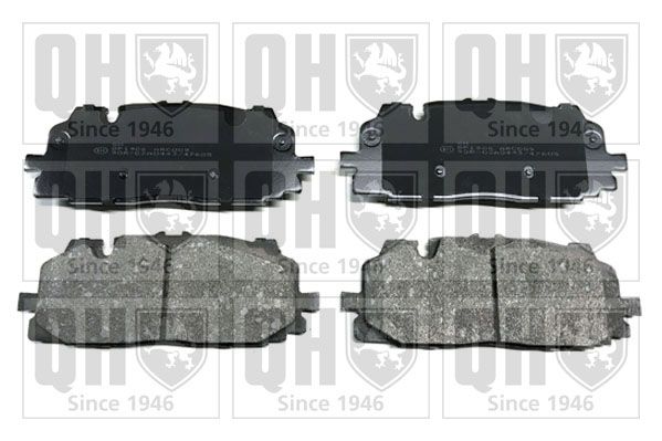 Комплект гальмівних накладок, дискове гальмо, Quinton Hazell BP1906