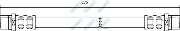 APEC Brake Hose BHO4138