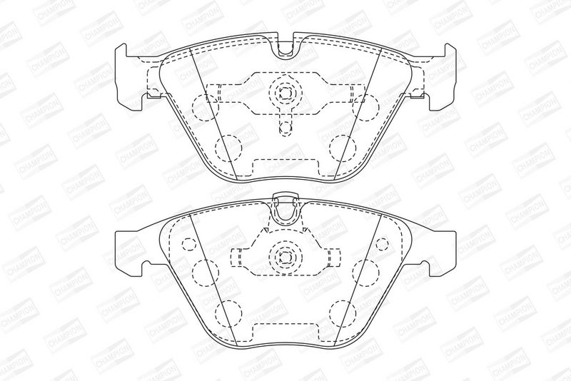 CHAMPION Plaquettes de frein à disque 571990CH