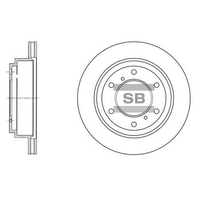 Гальмівний диск, Hi-Q SD4307