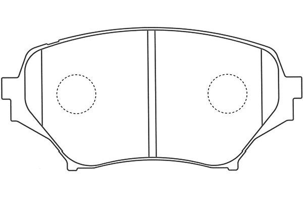 Kavo Parts Stabdžių trinkelių rinkinys, diskinis stabdys