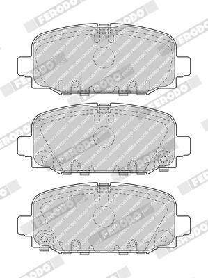 FERODO FDB5049 Brake Pad Set, disc brake