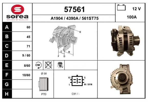EAI generátor 57561
