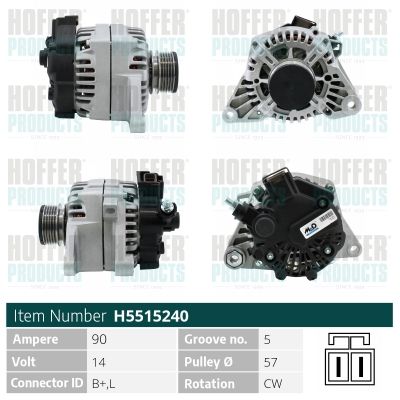 HOFFER generátor H5515240