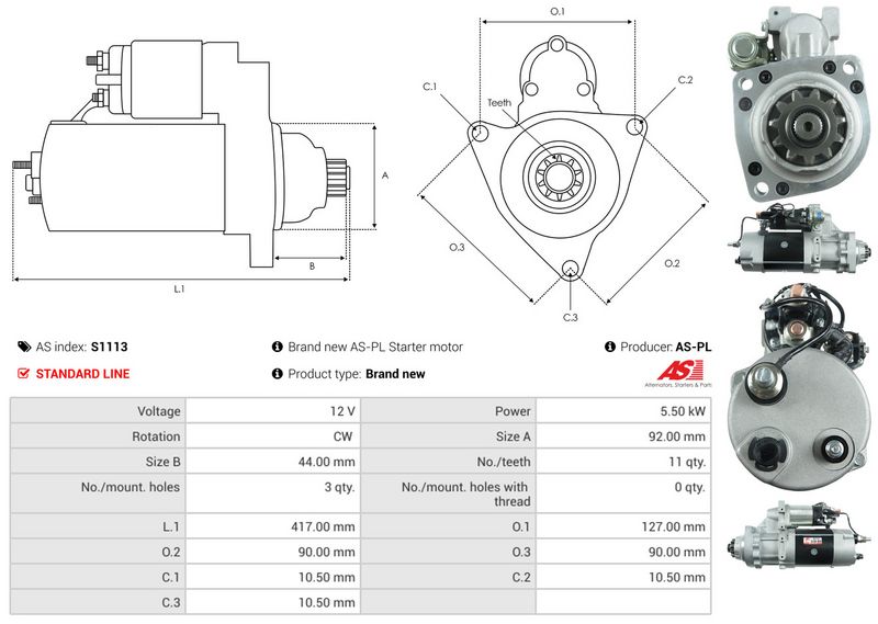 AS-PL S1113 Starter