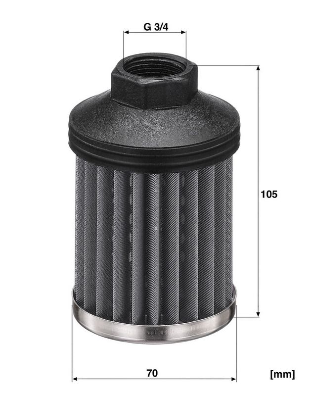 Hydraulisch filter (gaas)