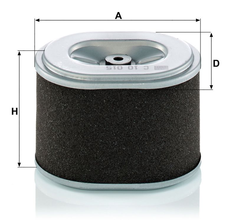 Luchtfilter 70x73/101x33 past: BOMAG BP 15/45 D-2, BP 20/50 D  DYNAPAC BG38, CM13, LF140, LF3820, LF82, LF90, LG140, LG160, LG200, LX90  INGERSOLL RAND WT30, WT36