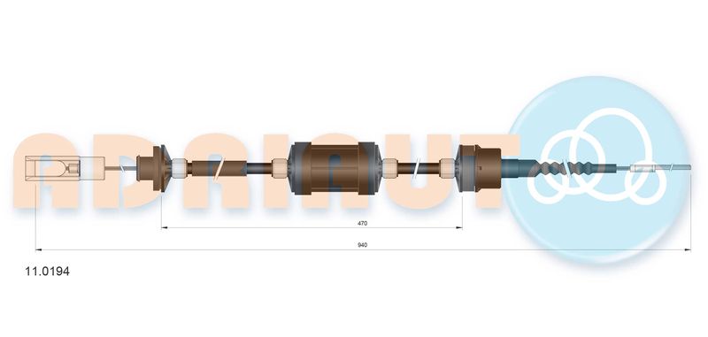 Seilzug, Kupplungsbetätigung