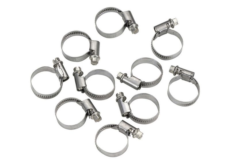 Set accesorii WEBASTO Hose clip Di 16 - 27 mm, stainless steel, 10 pieces 9015918A