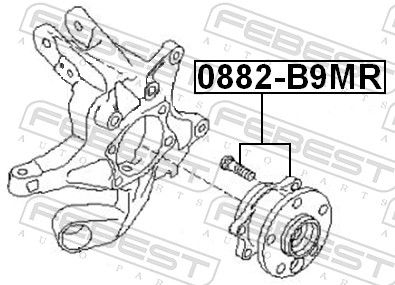 FEBEST 0882-B9MR Wheel Hub
