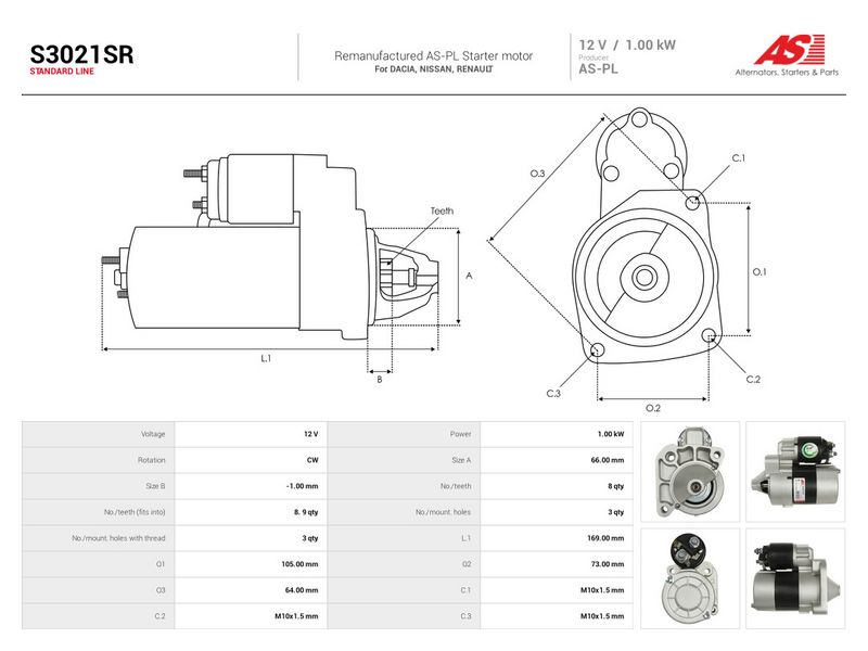 This part match OEM code: 7711134532