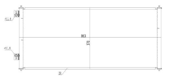 Condensator, climatizare MTR 13054424