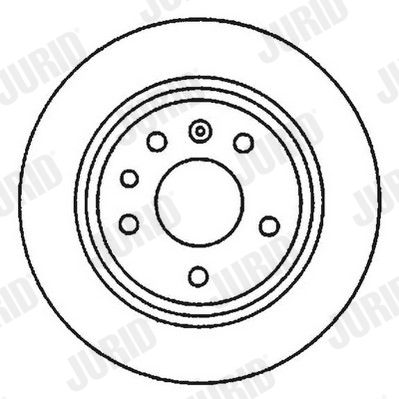 Гальмівний диск, Jurid 561870JC
