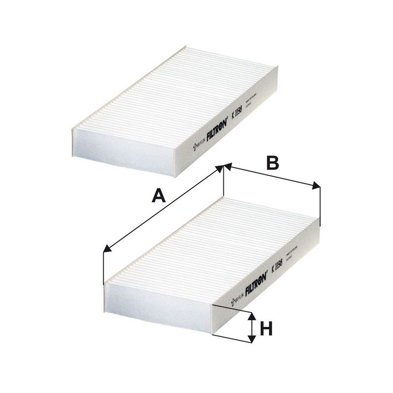 Filter, salongiõhk, FILTRON K 1198-2X