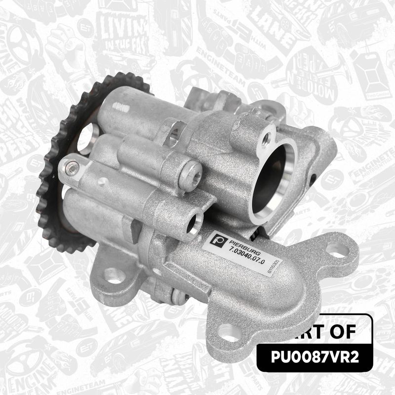 Sada řetězů, pohon olejové pumpy PU0087VR2