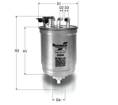 TECNECO FILTERS Üzemanyagszűrő GS68