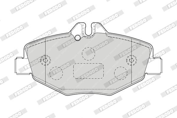FERODO Plaquettes de frein à disque FDB1414