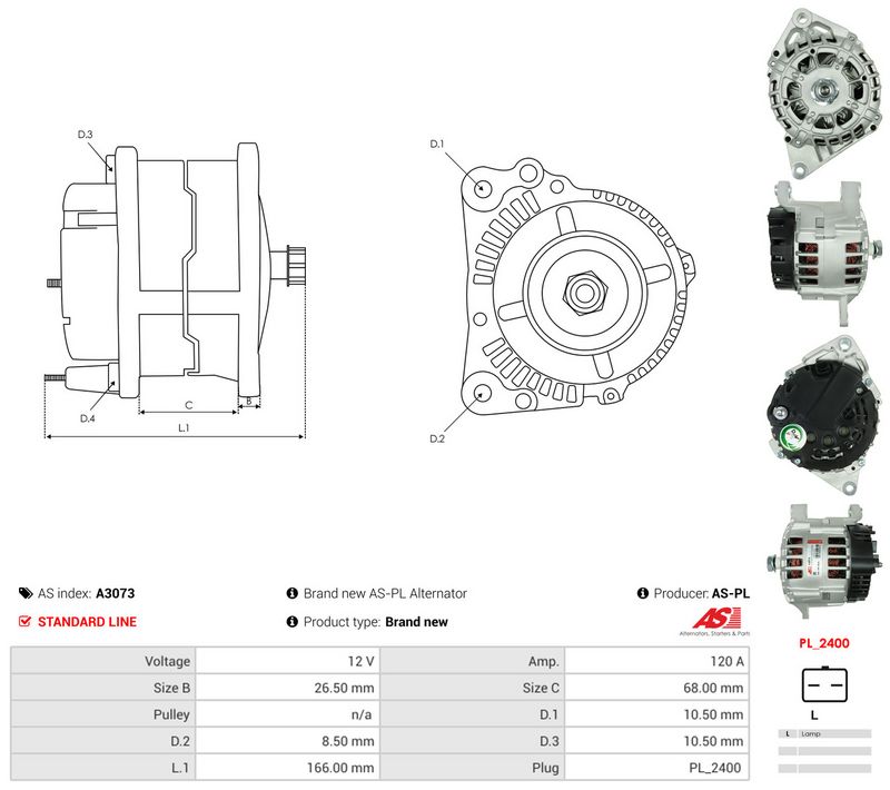 Generaator, AS-PL A3073
