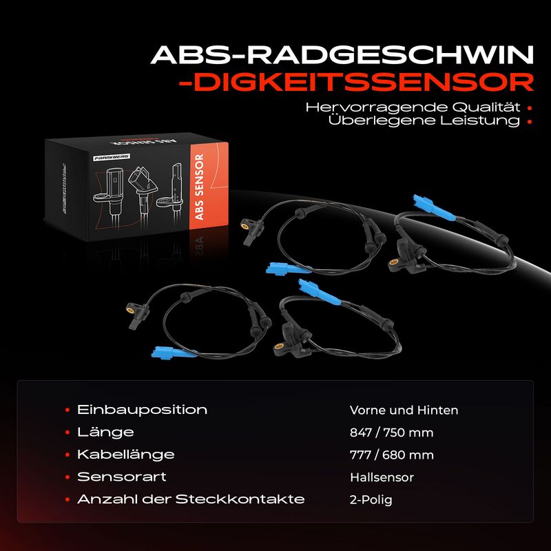 Frankberg 5481FB0061883 Sensor, wheel speed
