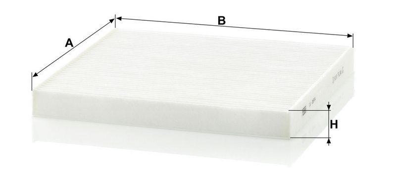 Filter, salongiõhk, MANN-FILTER CU 2544