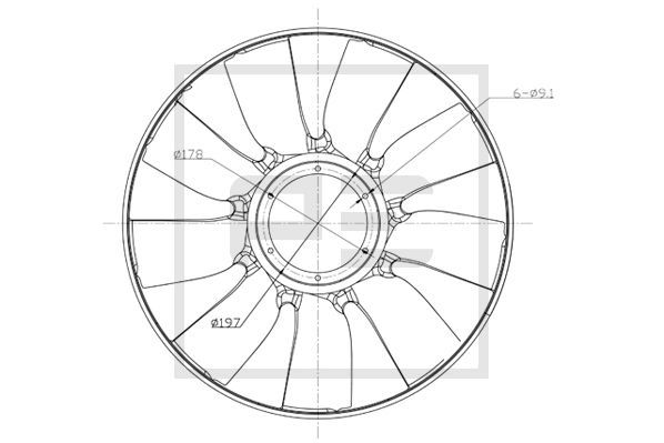 Odvětrávání, chlazení motoru 020.211-00A