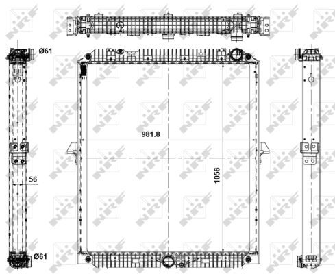 NRF 56069 Radiator, engine cooling