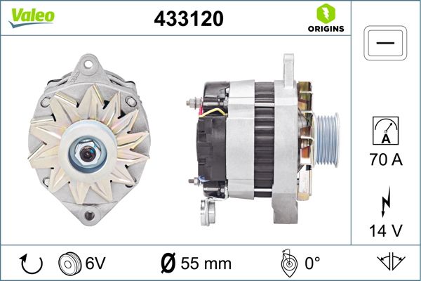 VALEO Dynamo / Alternator 433120