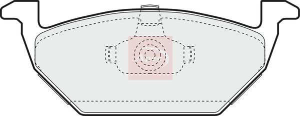 APEC Brake Pad Set, disc brake PAD966