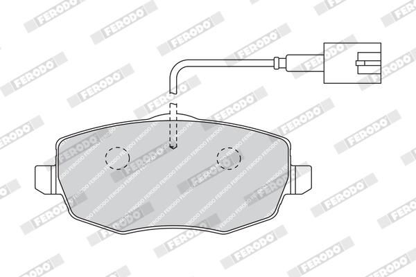FERODO FDB1976 Brake Pad Set, disc brake
