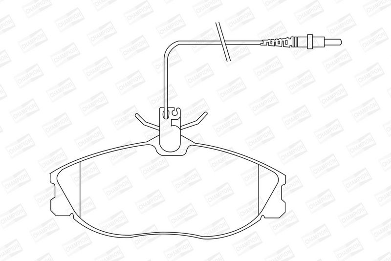 CHAMPION Plaquettes de frein à disque 571898CH