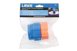 Laser Tools Lever Pump Thread Adaptors 2pc